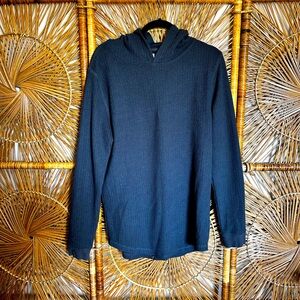 NWOT men’s Kuwalla Tee Navy waffle sweatshirt. Size medium.